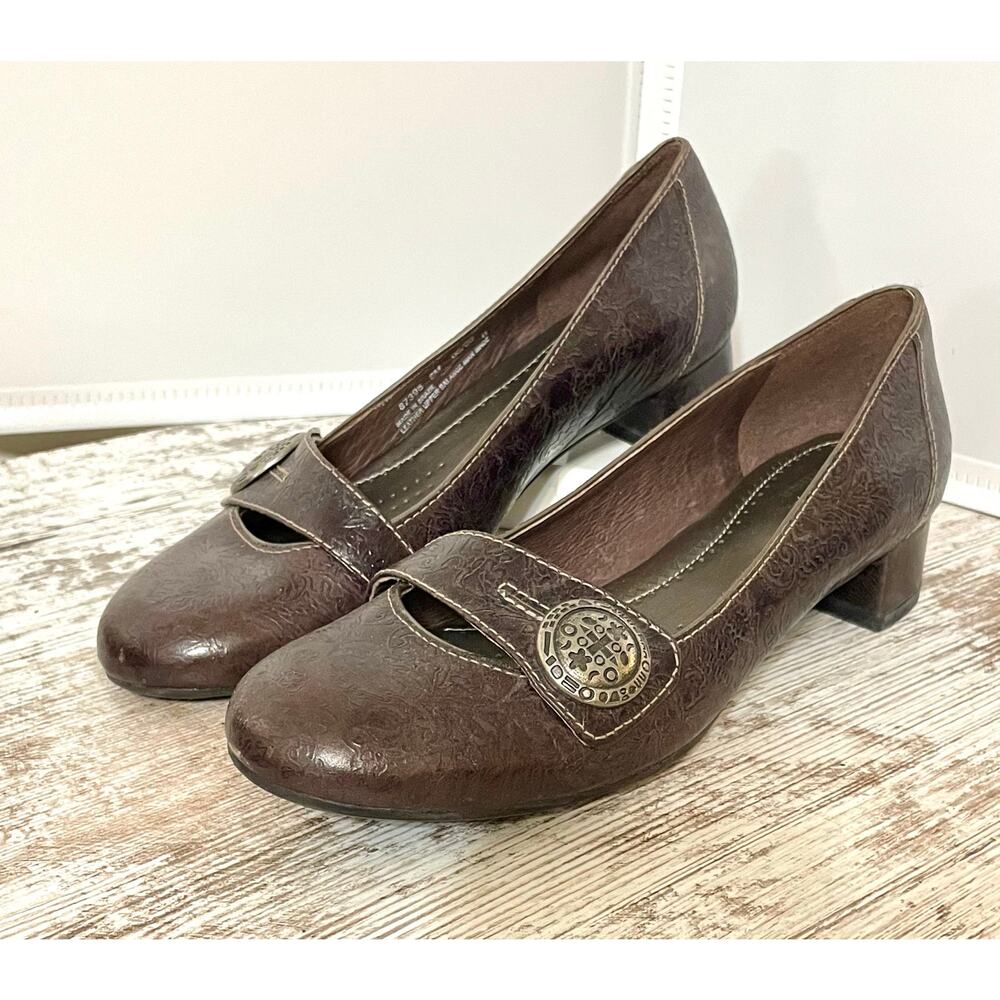 Clarks Artisan Active Air Buckle Leather Shoes